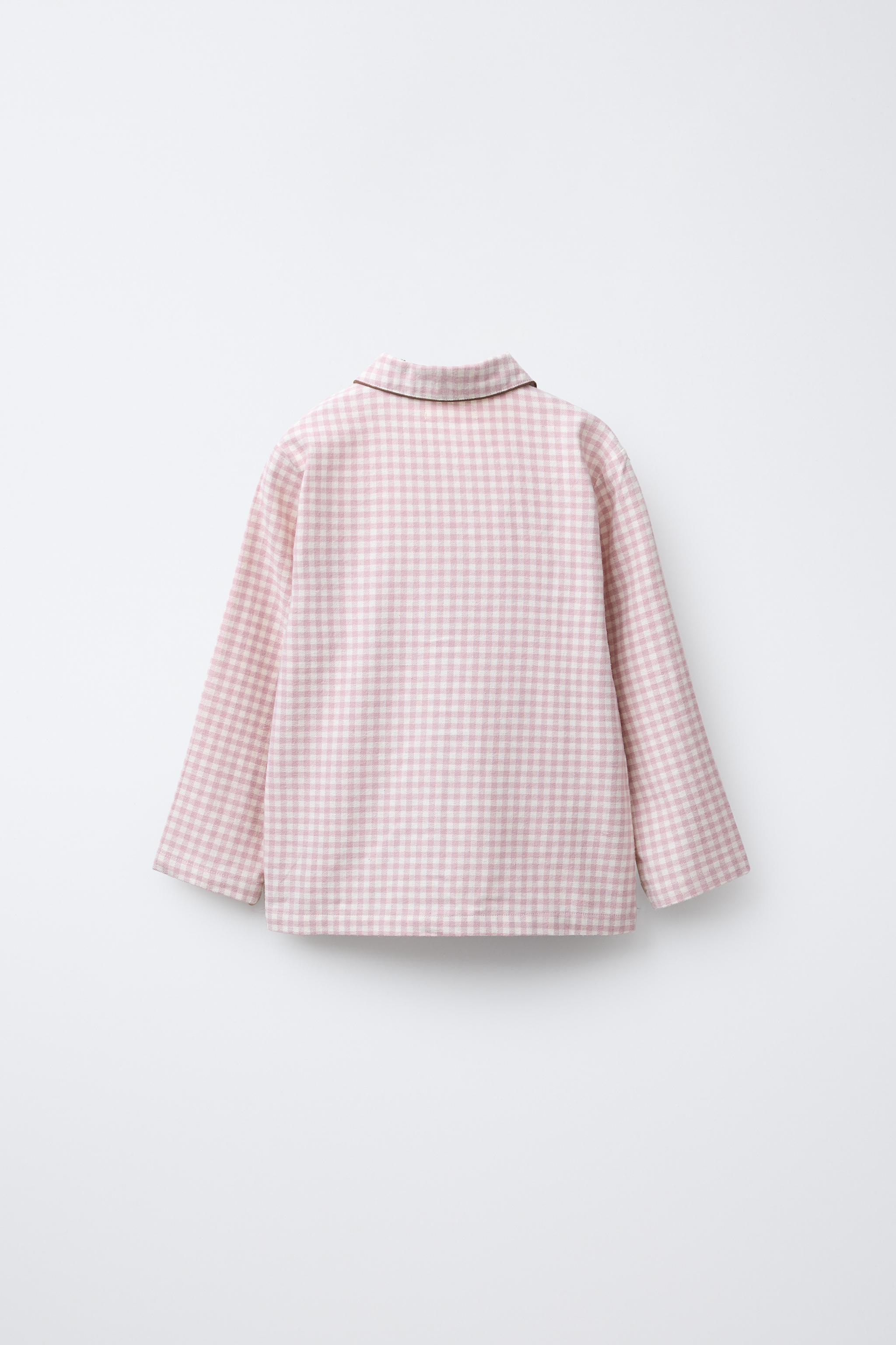 3-6 YEARS/ GINGHAM FLANNEL PAJAMAS